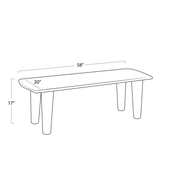 Astro Wood Bench